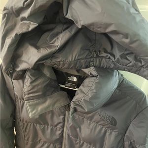 North Face grey coat